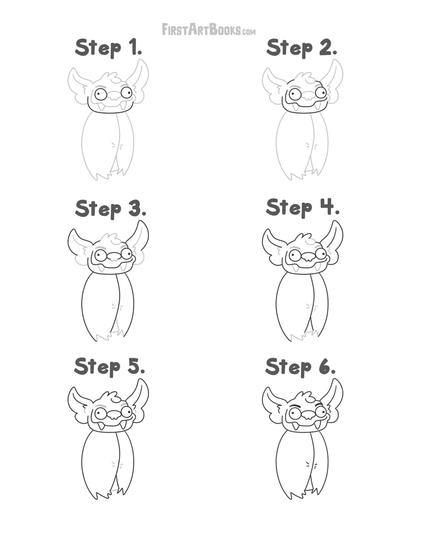 How to Draw a Cartoon Bat preview