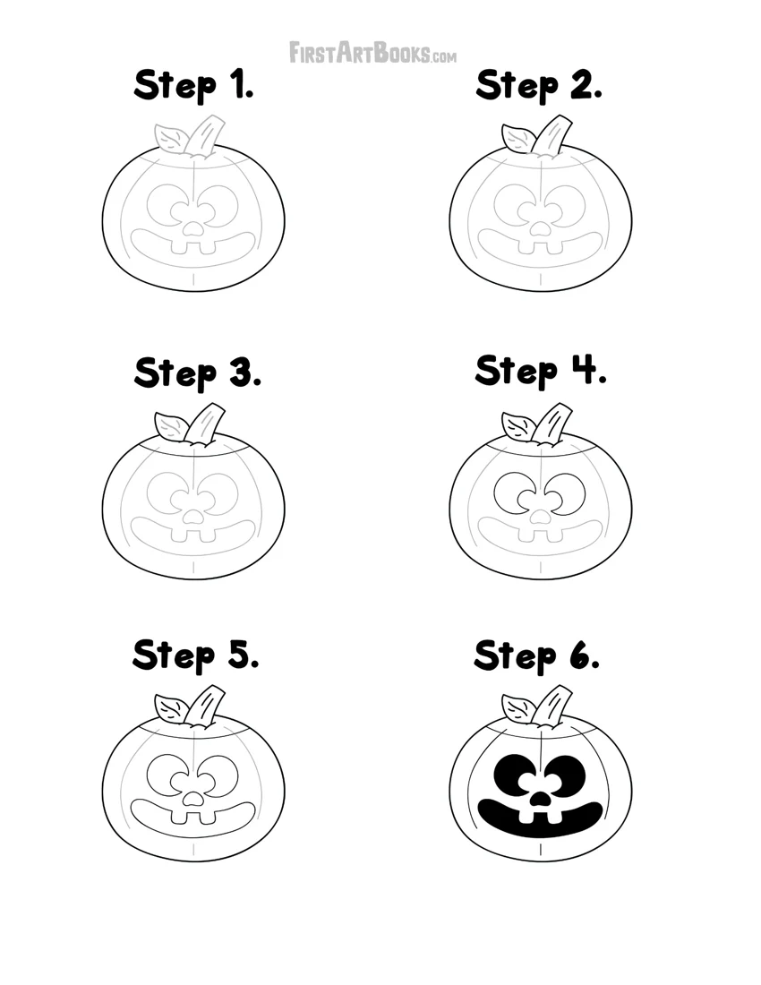 How to Draw a Jack-o’-Lantern preview